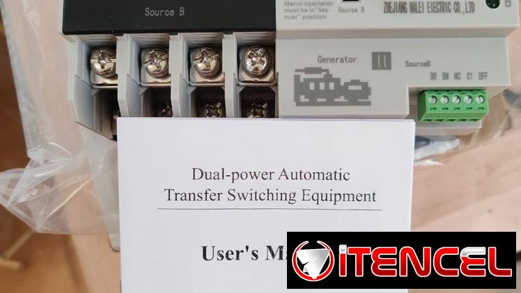 Interruptor de Transferencia Automática Dual de 80A 4P 110/220v