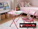 Set de mesa y silla para niños plegables