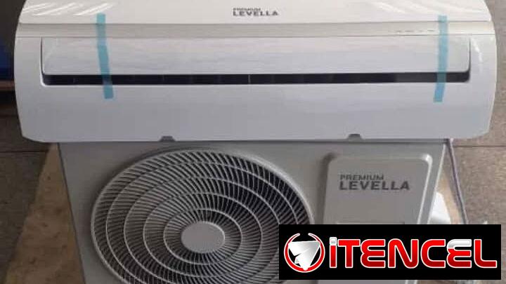 Split 1 tonelada (12000 Btu) (Premium Levella EEUU) Tuberías de Cobre $300 USD Transporte Incluido
