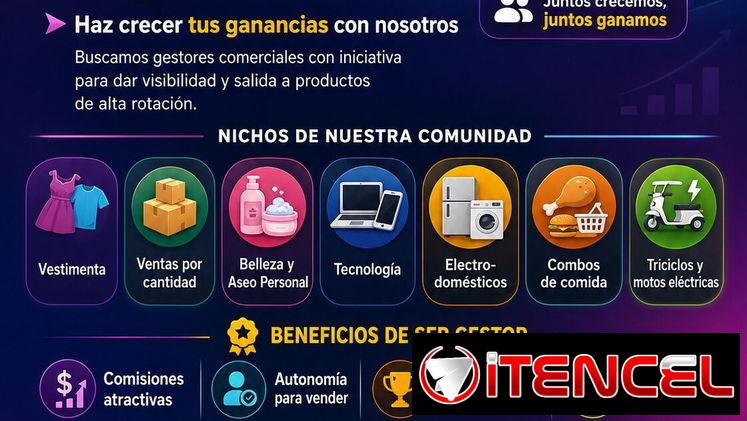 Se buscan gestores!! Unasé a nuestra comunidad. https://chat.whatsapp.com/FJZXT7jCMFK9D6Jxfn9FNO