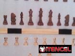 Juego de ajedrez de madera original