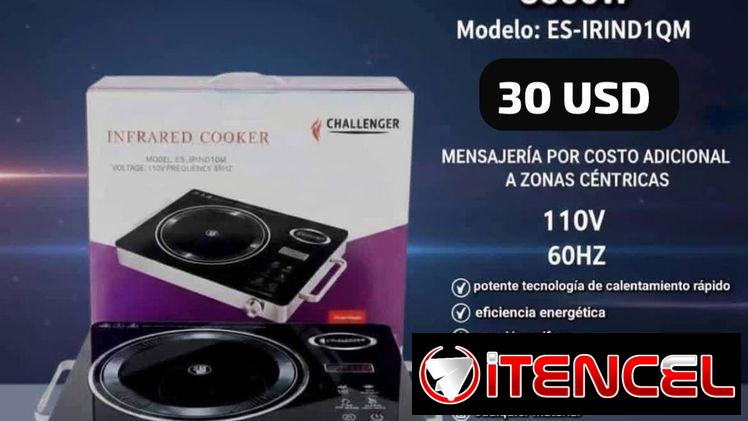 Cocina infrarroja marca challenger de 3500w . Entrega gratis dependiendo el lugar