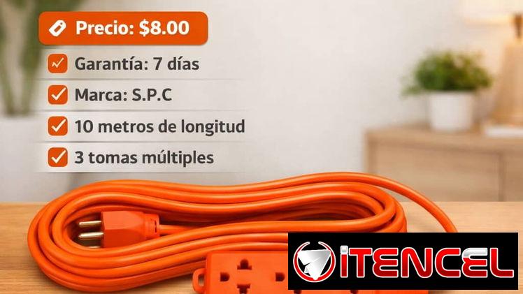 EXTENSIÓN ELÉCTRICA NARANJA 10M