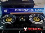 Cocinas de gas de 1, 2, 3 quemadores