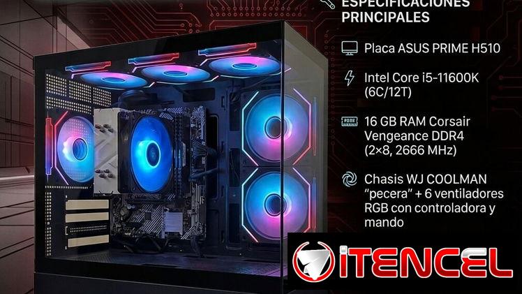 📌🎮TORRE DE PC GAMER   11ma generación– 💲600 USD🍷