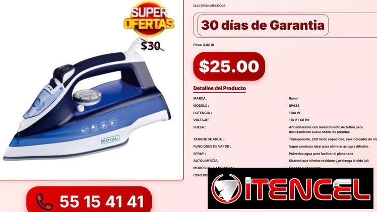 PLANCHA A VAPOR ROYAL VPT-0221