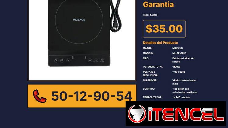 ESTUFA DE INDUCCIÓN SIMPLE MILEXUS VPT# -0126