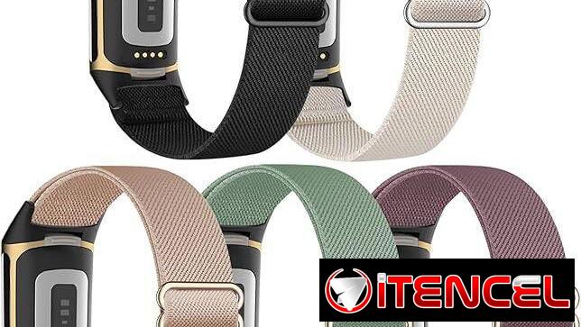 Paquete de 5 correas elásticas de nylon para Fitbit Charge 5 y Charge 6 | Celulares, Tablets… | videojuegoshabana.com