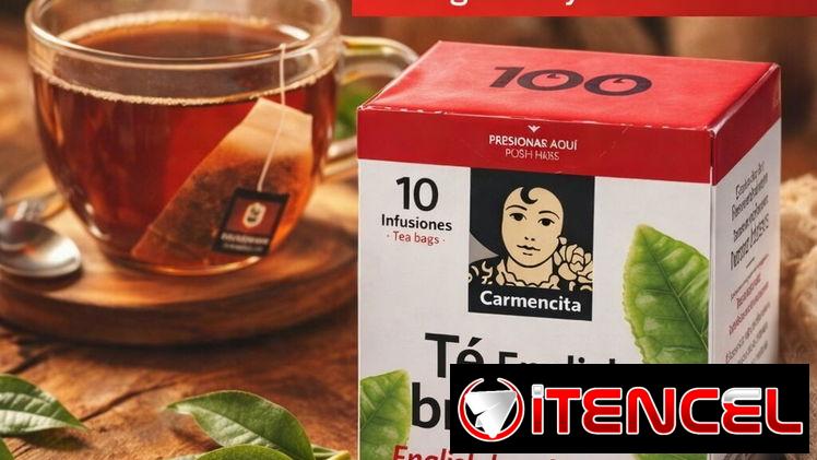 🌞 ¡Despierta con el Té English Breakfast Carmencita, un té negro fuerte y aromático