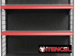 *Estantería Anchen de Extremo*  Tamaño(L*W*H): 90*46*165cm Estantería de extremo con malla lateral.