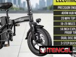 Bicicleta Eléctrica Plegable LockRun 400W – Ruedas de 14