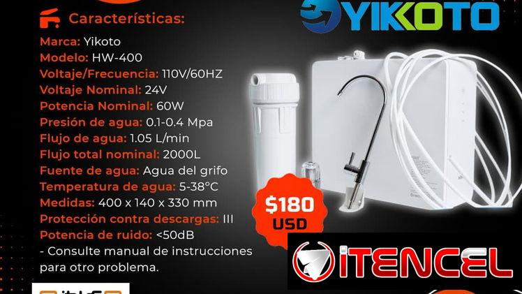 💲180💲FILTRO DE AGUA KIYOCO HW-400. MENSAJERÍA CON FACTURA Y GARANTÍA. TLF 54833699