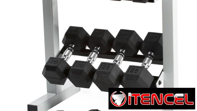 MANCUERNAS DE ACERO ENGOMADAS⭐ 25Lb – 20Lb – 15Lb – 10Lb – 5Lb