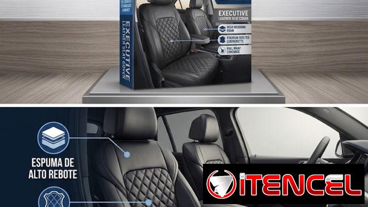 Skechers Fundas para asientos con amortiguación máxima, fundas para asientos de coche de color negro