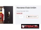 Botella de ron Habana CLub Union