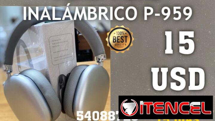 [15] Headphone P959 Inalámbrico & por cable (Jack 3.5mm)
