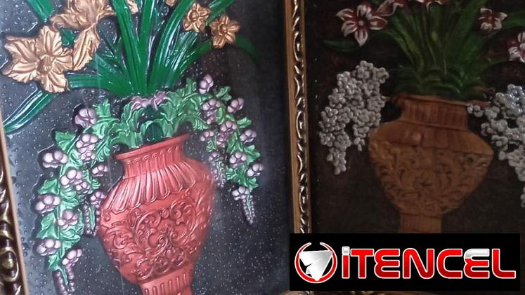 En venta cuadros pintados a relieve en 3D
