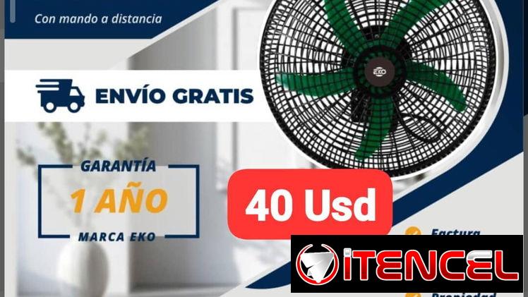Ventilador de pared Eko 18″ con mando a distancia, Garantía de 1 año, Entrega gratis para toda La Habana