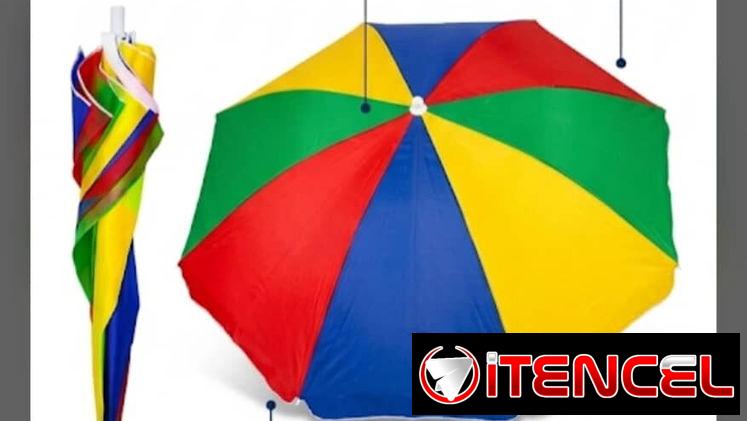 🚨Sombrillas Grandes de playa 🏖️  💰Precio : 15 USD  🚨Estas sombrillas se ajustan en altura y son plásticas