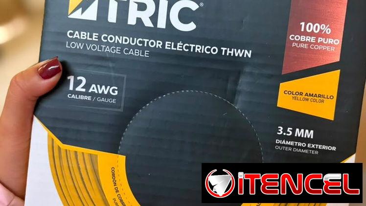 CABLE ELÉCTRICO 12 AWG 100% COBRE PURO – CALIDAD GARANTIZADA