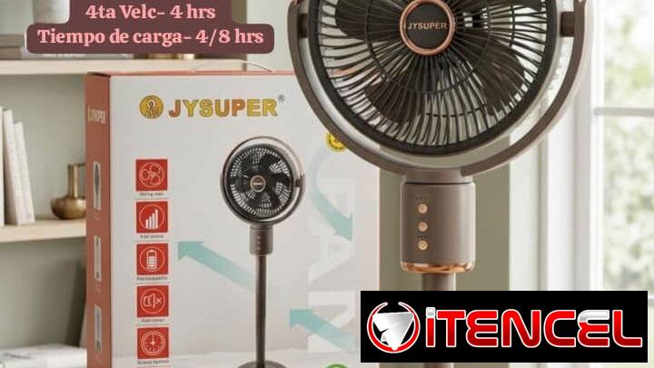 VENTILADOR RECARGABLE 12”