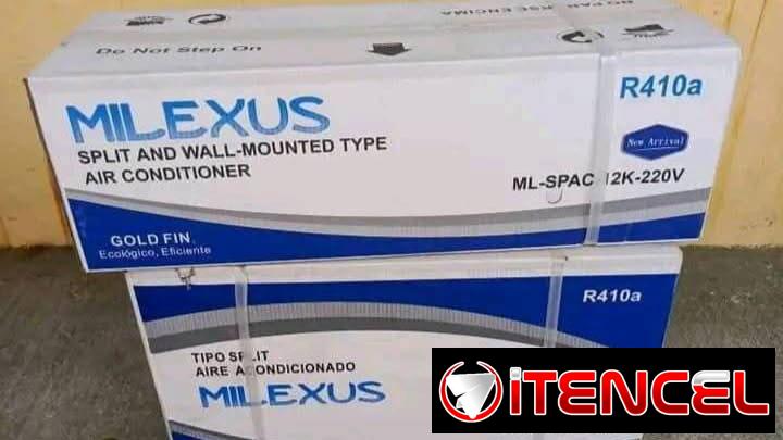 Split MILEXUS  de 1Tonelada (12000BTU). Nuevo en caja