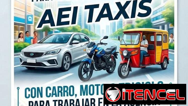 Solicitudes para choferes con carro,moto o triciclo propio