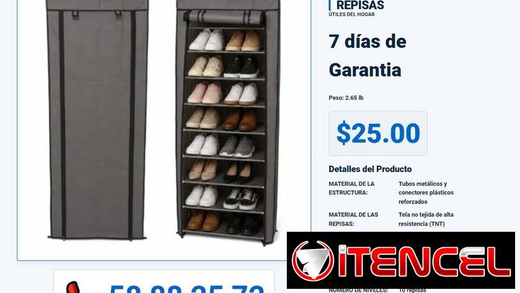 ZAPATERA ORGANIZADORA VERTICAL DE 10 REPISAS VPT-0376