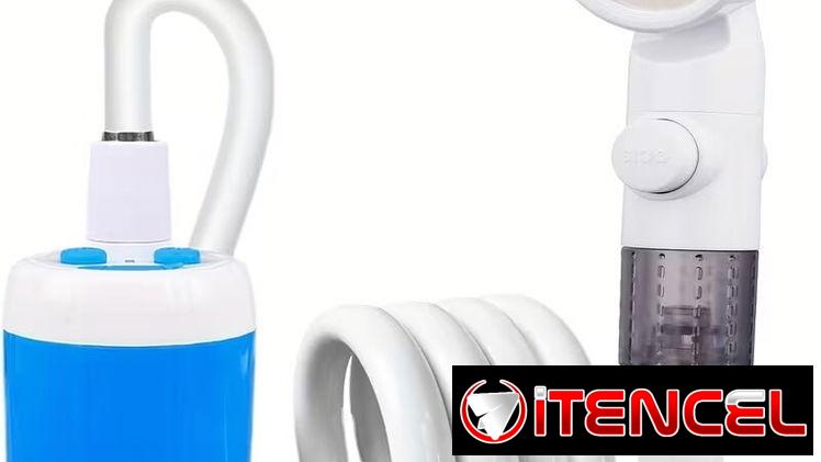 DUCHA PORTATIL | DUCHA CAMPING | BOMBA AGUA RECARGABLE | DUCHA ELECTRICA | CAMPING SHOWER | PORTABLE SHOWER | BOMBA USB