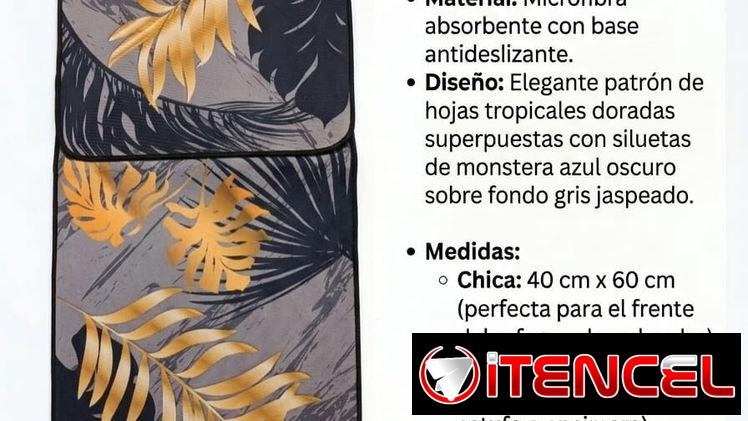 Set de 2 alfombras de cocina en 4800 cup  ( Pequeña 40×60 cm Grande 40×120 cm )