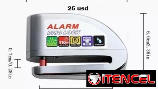 Candados Alarma para bicic y motos