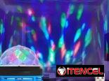 Luz de bola de discoteca RGB