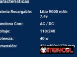 Ventilador Recargable