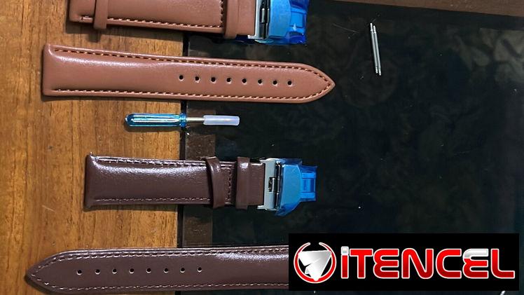 Manilla de cuero para Smart Watch Galaxy y otras marcas que lleven pin de 20mm