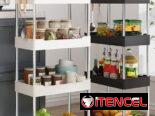 Organizador Multifuncional con ruedas / Carrito con ruedas de 4 niveles tg25*