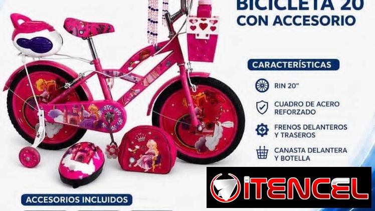 Bicicleta de niña 20 :110 USD 🔊COLORES DISPONIBLES ROSADO,MORADO