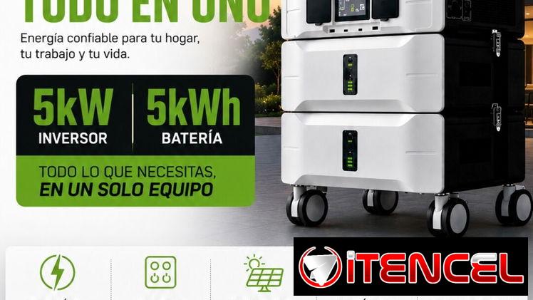 Estación de energía todo en uno Gnercell Inversor 5kw con bateria 5kwh Precio 2650usd