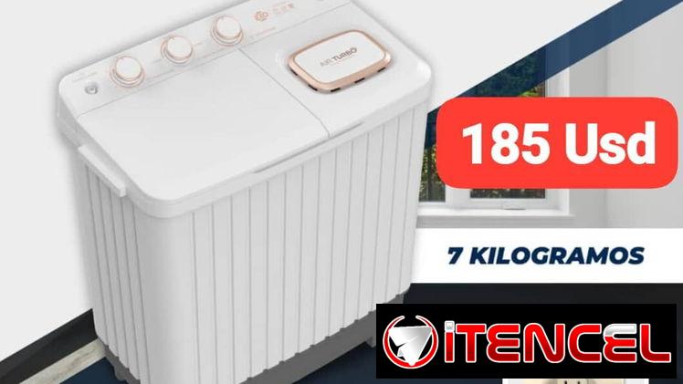 Lavadora Semiautomática Eko 7 Kg (Incluye 1 protector de voltaje), Garantía de 1 año, Entrega gratis para toda La Habana