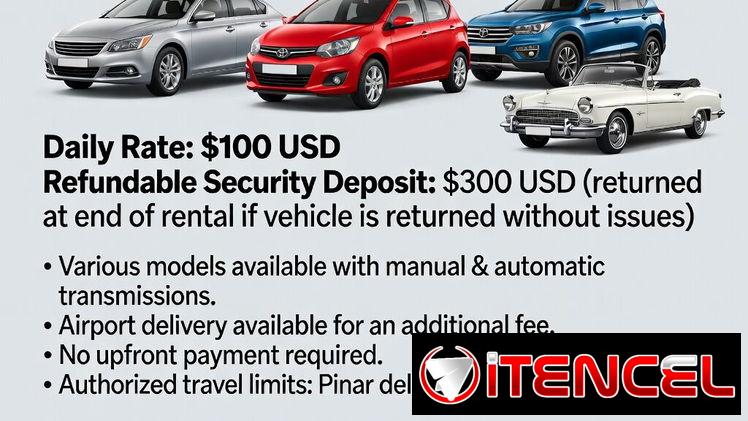 S16. Renta de AUTOS sin pagos adelantados + La Habana + Varadero + COMBUSTIBLE FREE