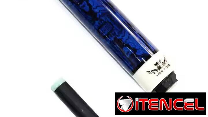 Taco de billar de alta gama, calidad premium de carbono, 3 piezas para salto y break, longitud 58 pulgadas