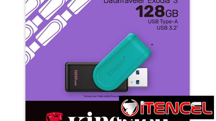 Memoria USB Kingston DataTraveler Exodia S 128GB USB 3.2 Gen 1
