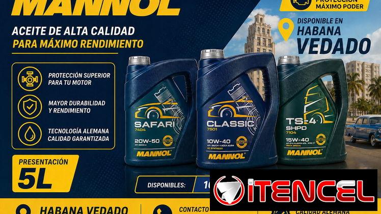 Aceite de Motor Mannol 10w40 15w40 y 20w50