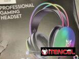 GANGA🉐NUEVOS AUDIFONOS RGB GAMER, EN BLANCO Y NEGRO.CON TRANSPORTE INCLUIDO