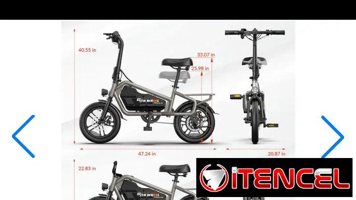 Bicicleta electrica EBIKE 5th 14″