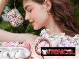 Funda floral para AirPods Pro 3 (2025) con soporte, llavero y kit de limpieza | Creacion de C… | videojuegoshabana.com