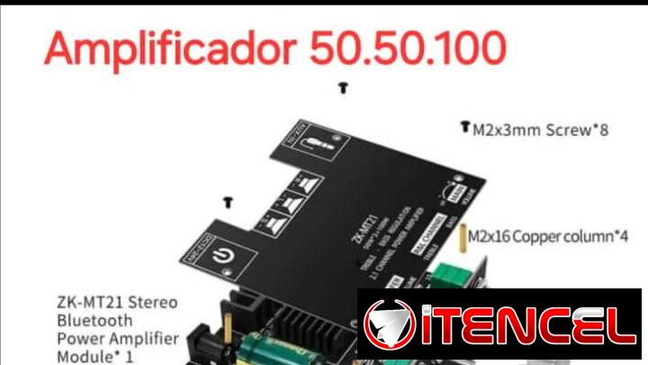 SISTEMA D’ AUDIO AMPLIFICADO CON BLUETOOTH INTEGRADO 5.2 CLASE D NUEVOS PARA MEJORAR GRANDEMENTE TODO SU AUDIO🔊‼️🔊