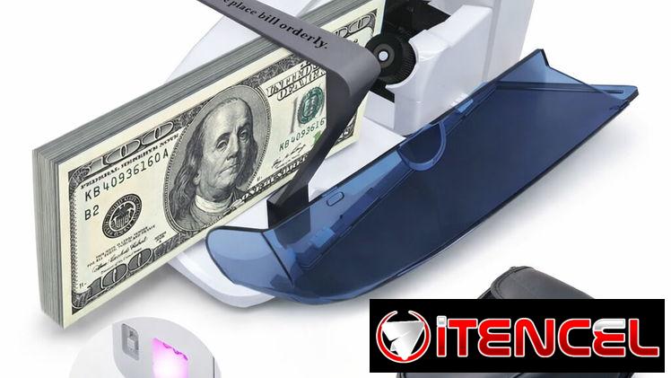 Maquina de contar dinero chiquita nueva en su estuche en 60USD
