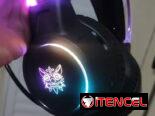 GANGA🉐NUEVOS AUDIFONOS RGB GAMER, EN BLANCO Y NEGRO.CON TRANSPORTE INCLUIDO