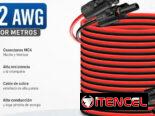 Cable de Extensión de Panel Solar 12 AWG. Venta por Metros / 8 USD el metro,  mínimo 10