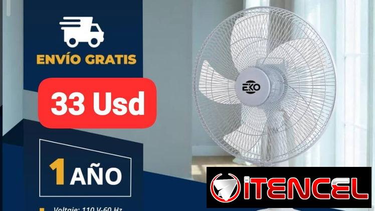Ventilador de mesa Eko 16″, Garantía de 1 año, Entrega gratis para toda La Habana